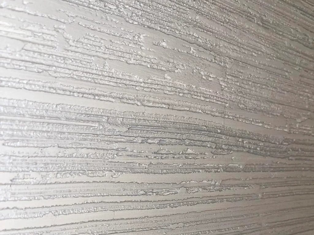 Dekorative Strukturputz-Wand mit individueller Oberflächentextur